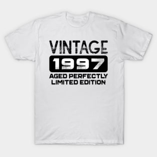 Birthday Gift Vintage 1997 Aged Perfectly T-Shirt